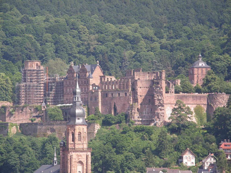 Heidelberg - Blick aufs Schloss
